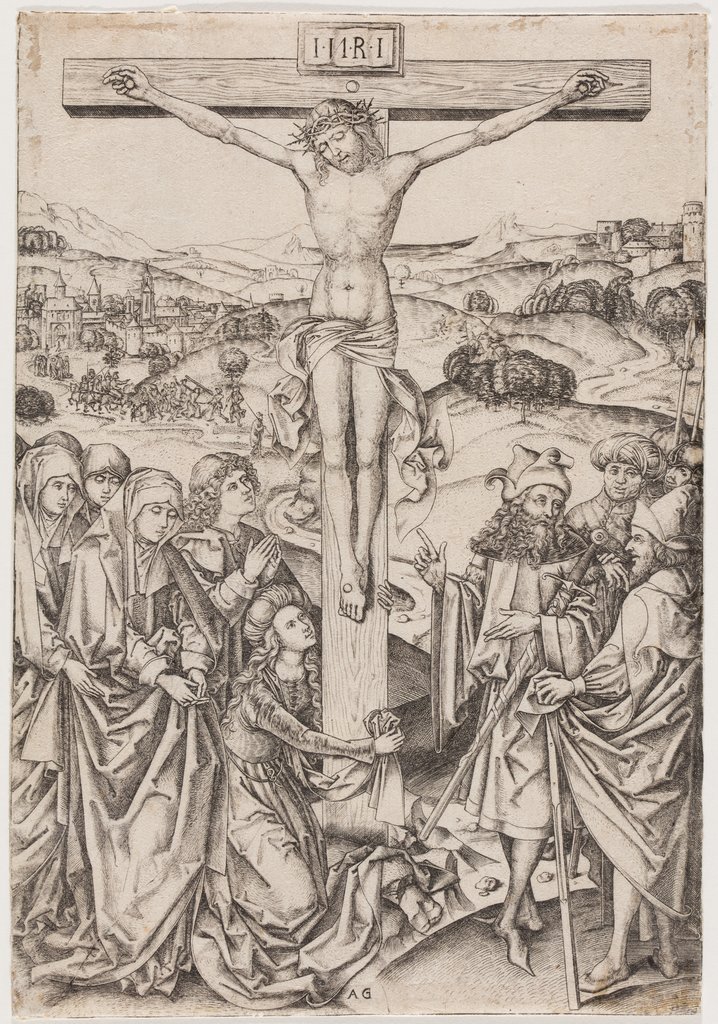 Christus am Kreuz, Monogrammist AG
