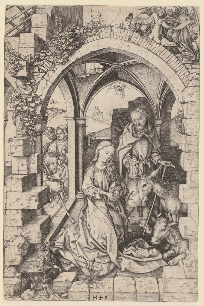 The Nativity, Martin Schongauer