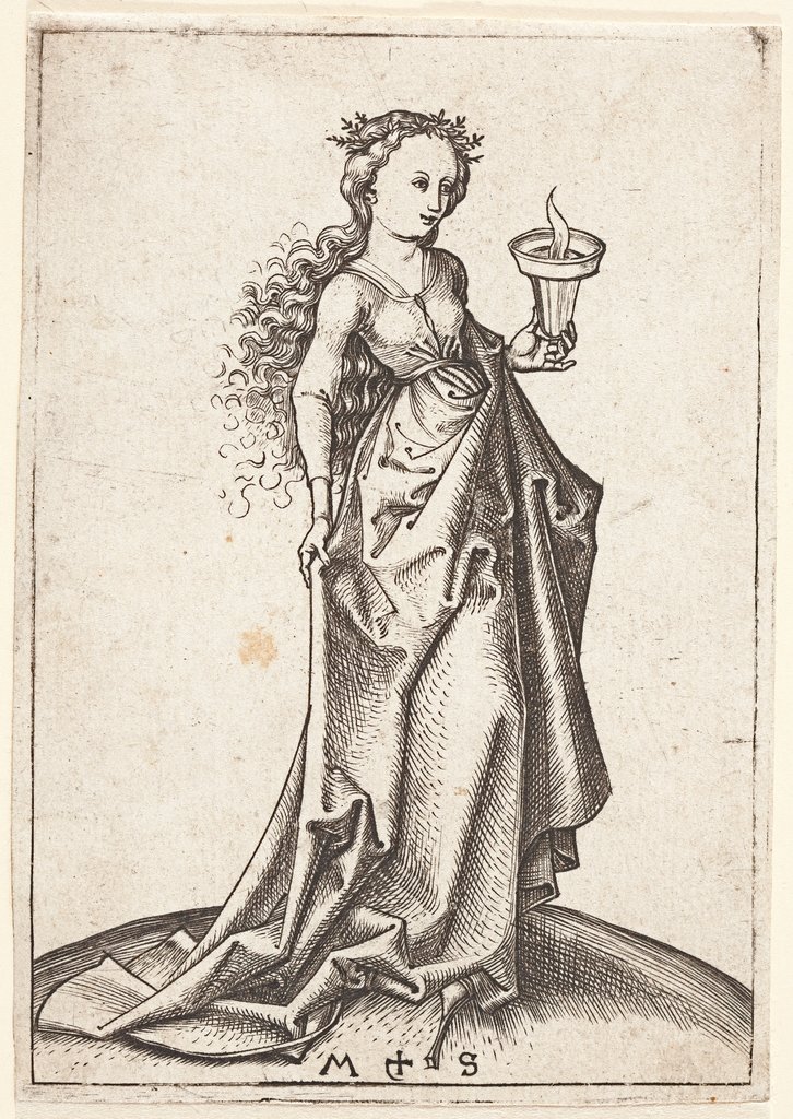 The second wise Virgin, Martin Schongauer