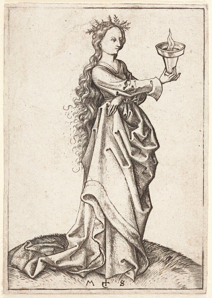 The third wise Virgin, Martin Schongauer