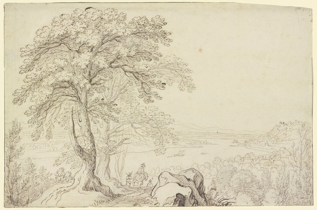 Oberrheinische Landschaft, Matthäus Merian d. Ä.
