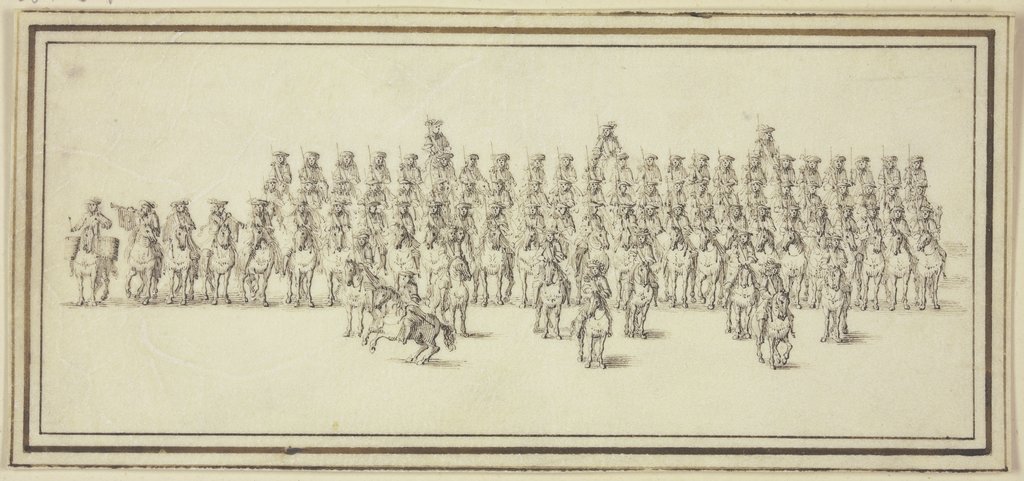 Kavallerieregiment in Aufstellung, Unknown, 17th century
