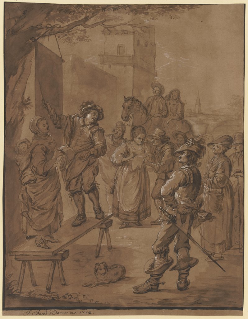 Bänkelsänger, Johann Jakob Dorner d. Ä.