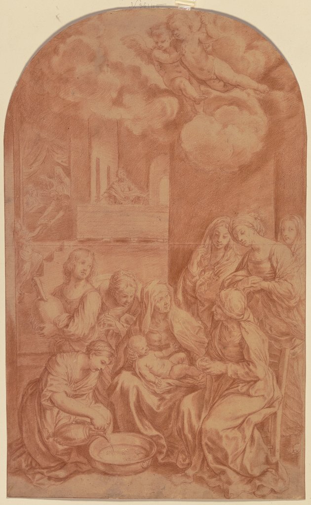 Geburt Mariens, Italienisch, 17. Jahrhundert;   ?, nach Guido Reni