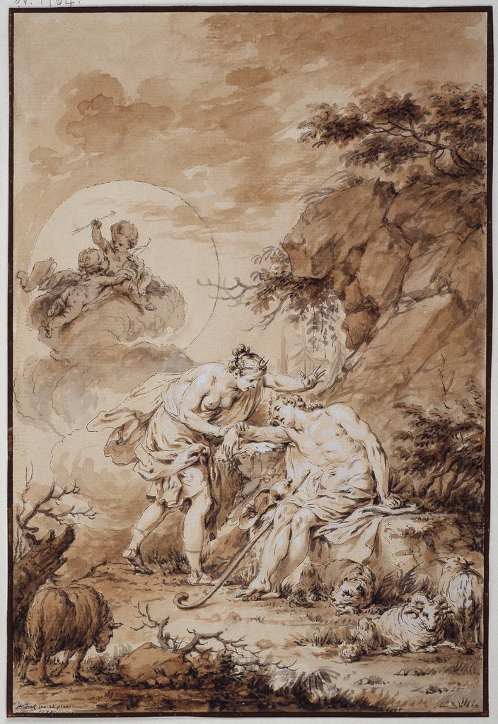 Luna and Endymion, Januarius Zick