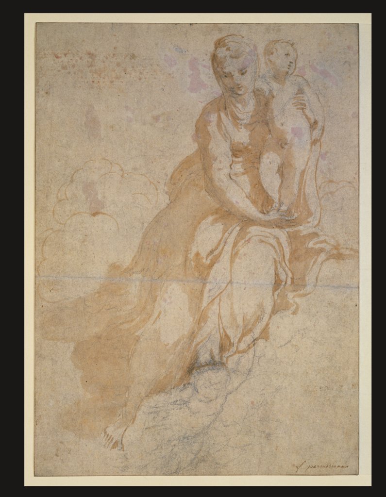 Madonnenstudie, Parmigianino