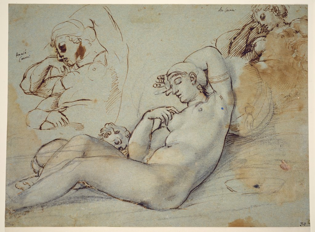 Study of Venus at Rest, Annibale Carracci