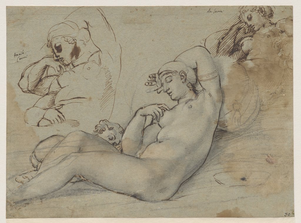 Ruhende Venus, Annibale Carracci;   zugeschrieben
