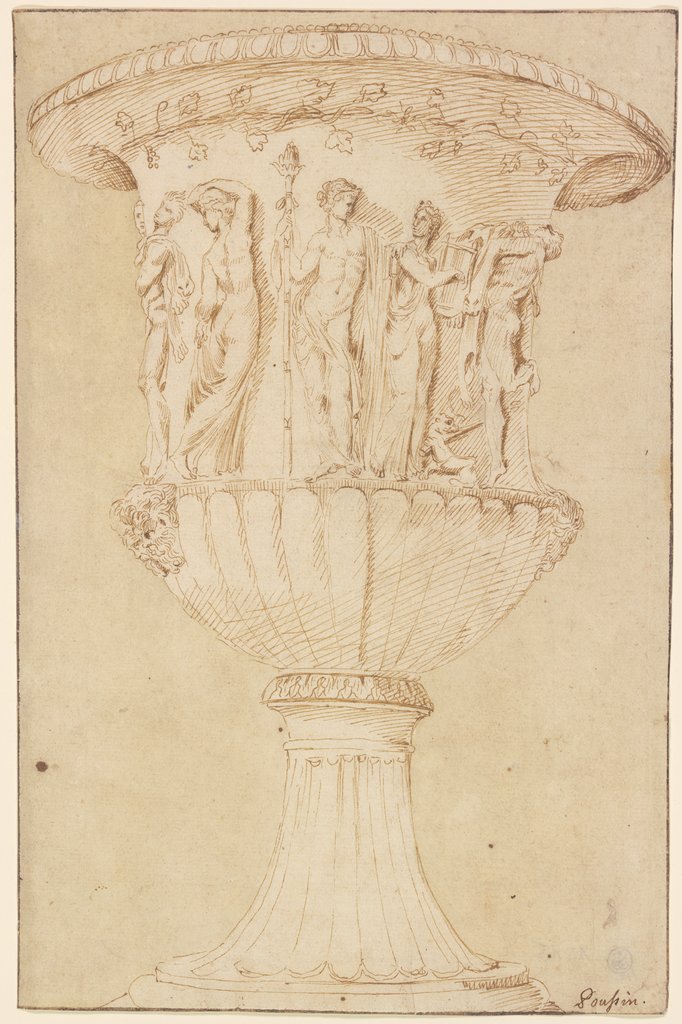Kylix mit dionysischer Prozession ("Vase Borghese"), Charles Errard the Younger