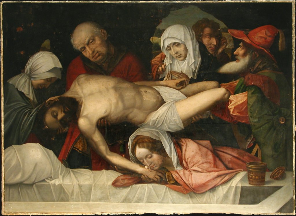 Grablegung Christi, Niederländischer Meister um 1525