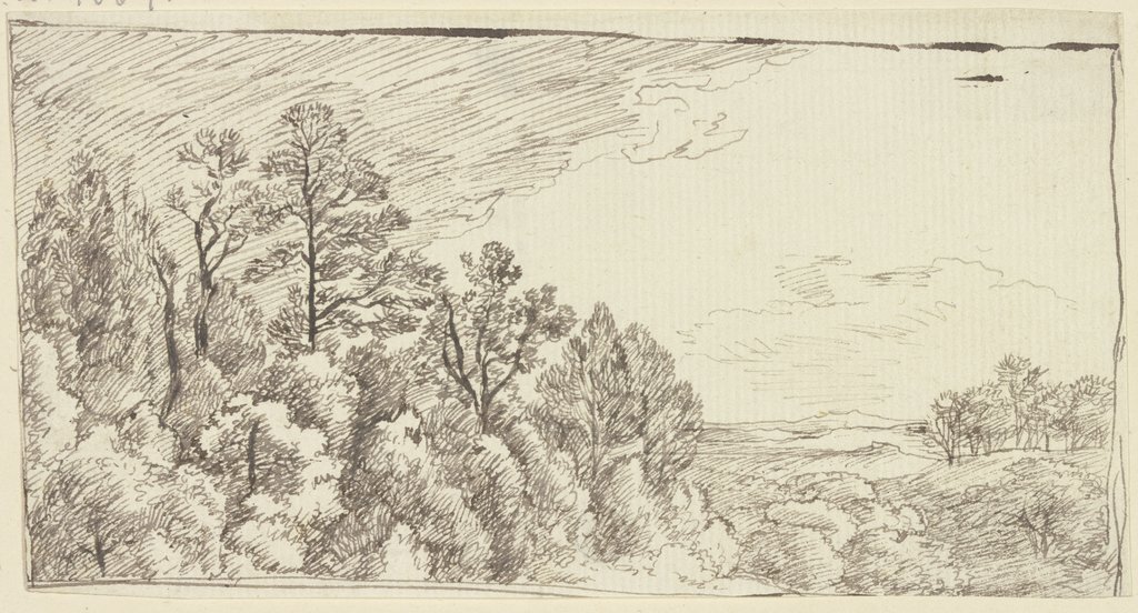 Bäume und Gebüsch, Franz Innocenz Josef Kobell