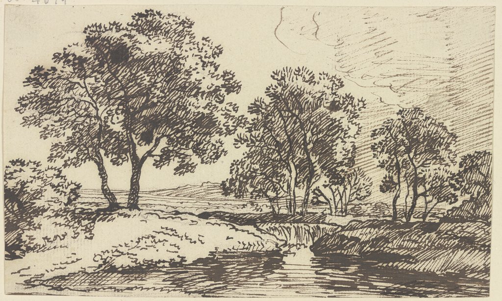 Trees at a stream, Franz Innocenz Josef Kobell