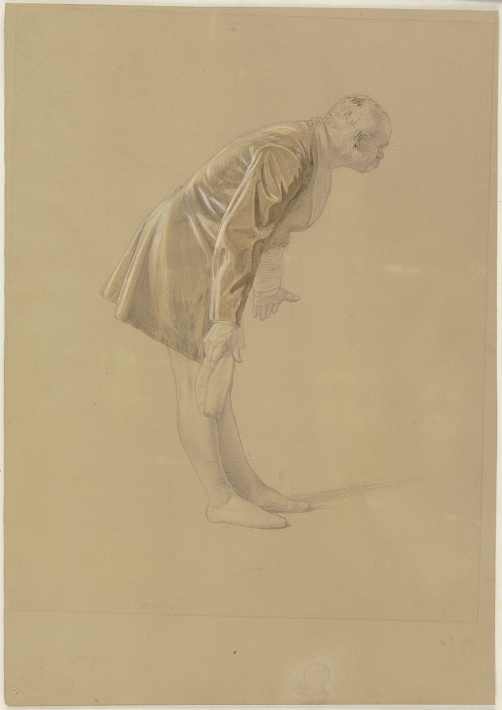 A cavalier bowing, Josef Ferdinand Becker