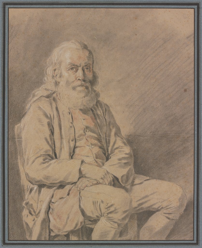 Bildnis eines sitzenden alten Mannes, Nicolas-Bernard Lépicié