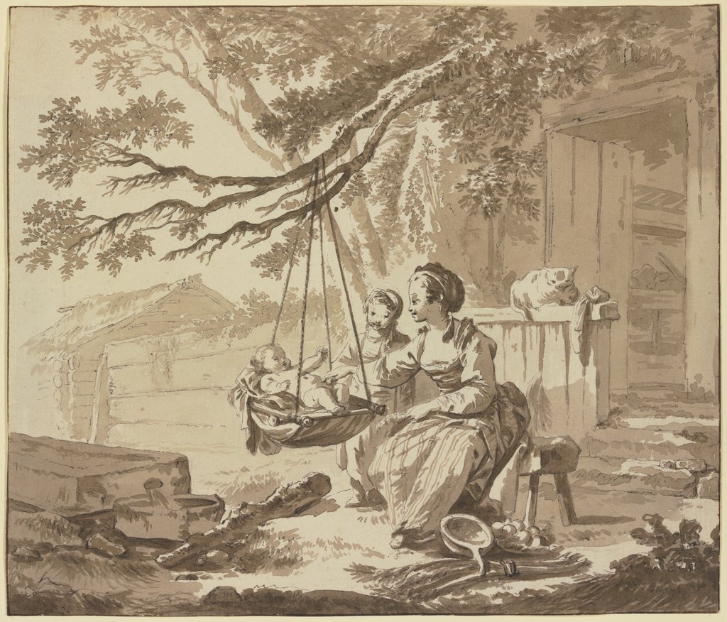 The cradle, Jean-Baptiste Le Prince