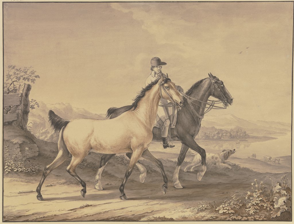 Englische Pferde, Johann Georg Pforr