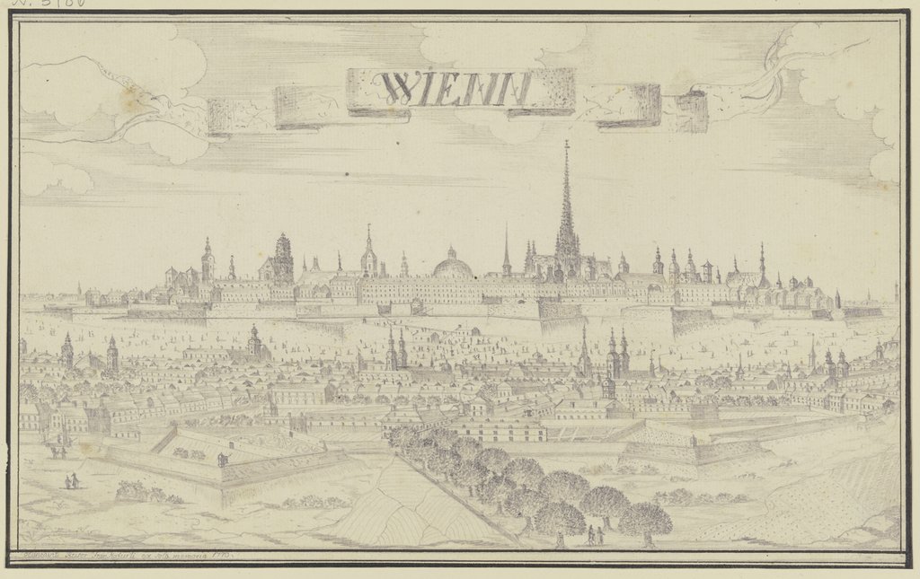 View on Vienna, Johann Baptist Reiser