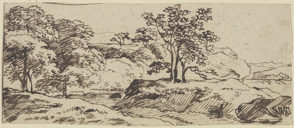 Landschaft mit Bäumen, Franz Innocenz Josef Kobell