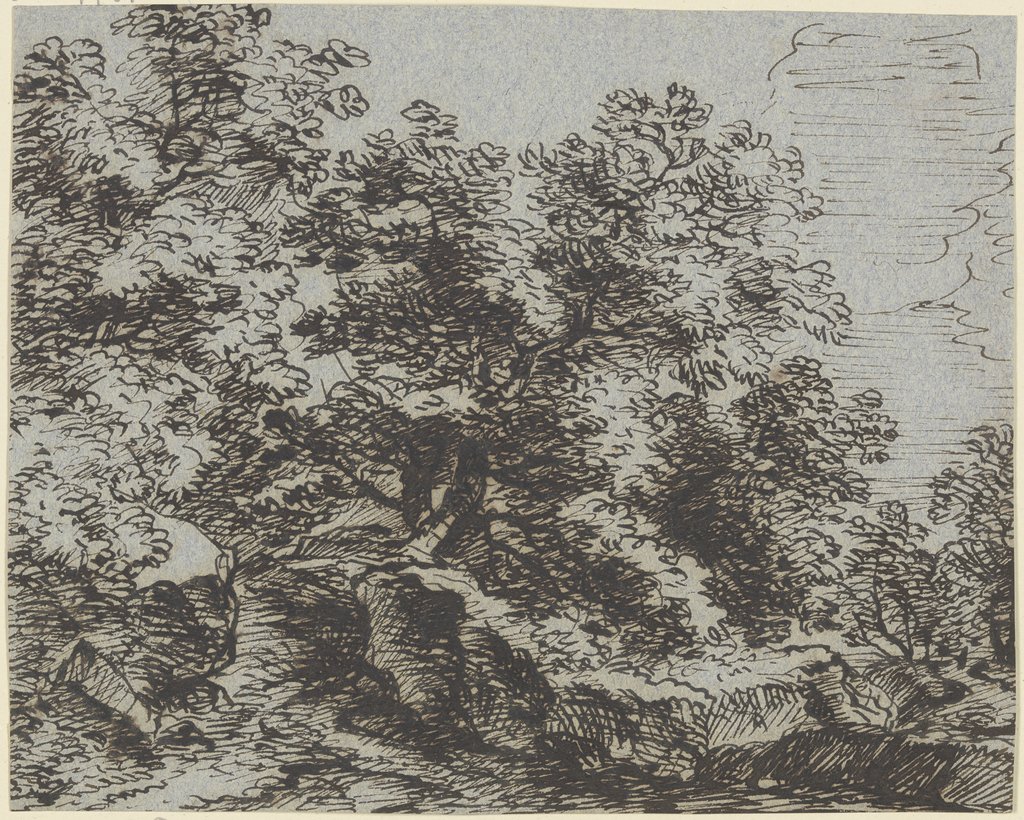 Group of trees, Franz Innocenz Josef Kobell