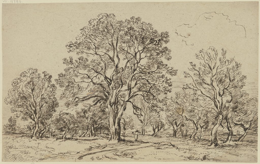 Group of tall trees, Franz Innocenz Josef Kobell