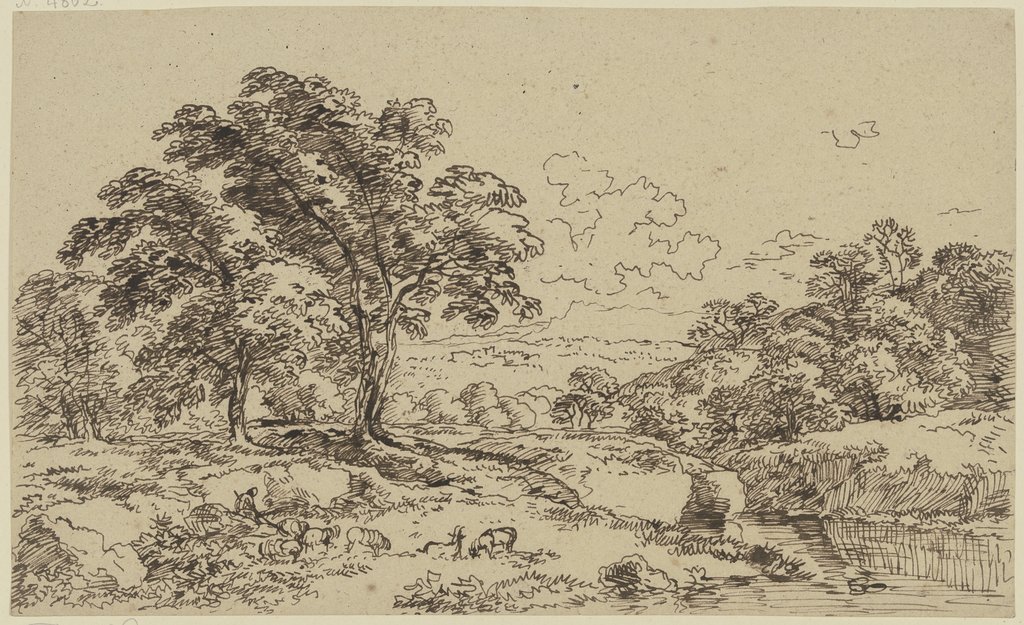 Landscape full of trees, Franz Innocenz Josef Kobell