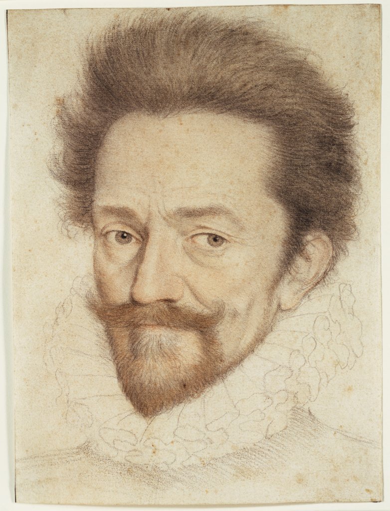 Bildnis eines bärtigen Mannes mit Halskrause, François Quesnel;   ?, Antoine Caron;   ?