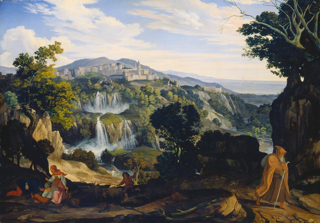 Die Wasserfälle von Tivoli, Carl Philipp Fohr
