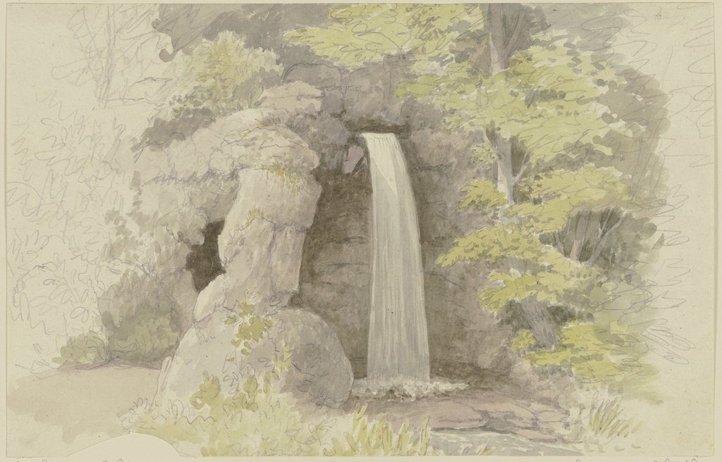 Wasserfall im Stern zu Weimar, Georg Melchior Kraus