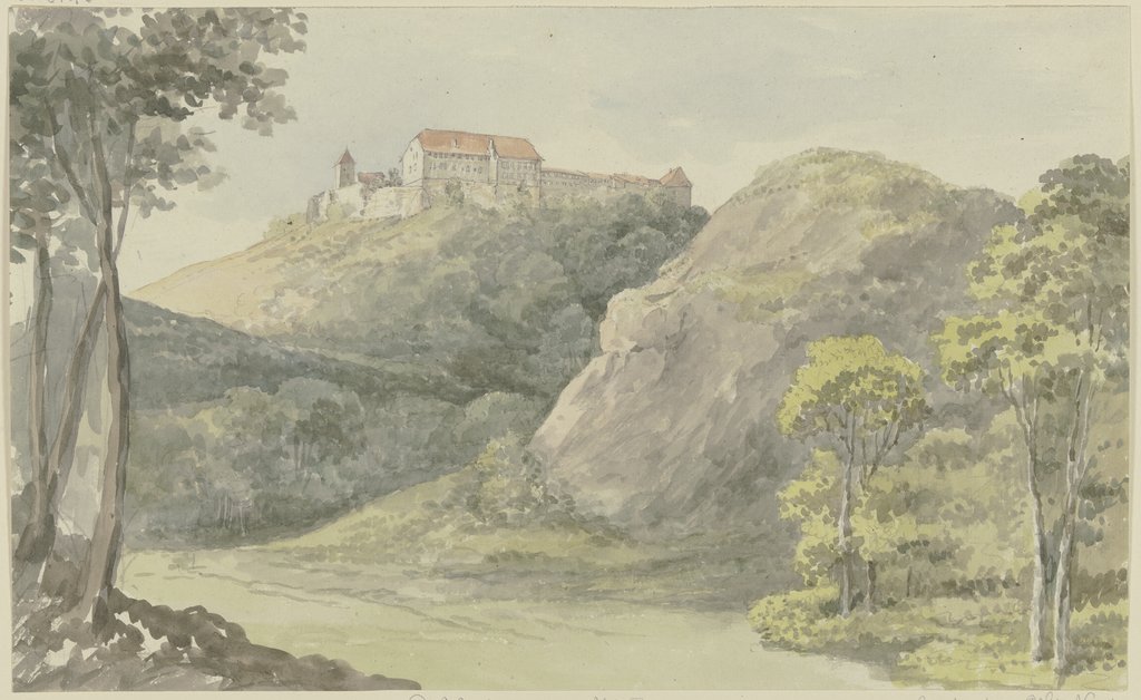 View of the Wartburg, Georg Melchior Kraus