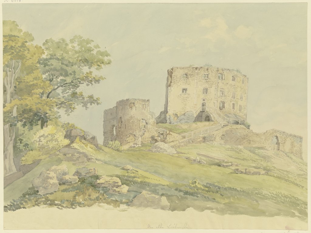Liebenstein ruins, Georg Melchior Kraus