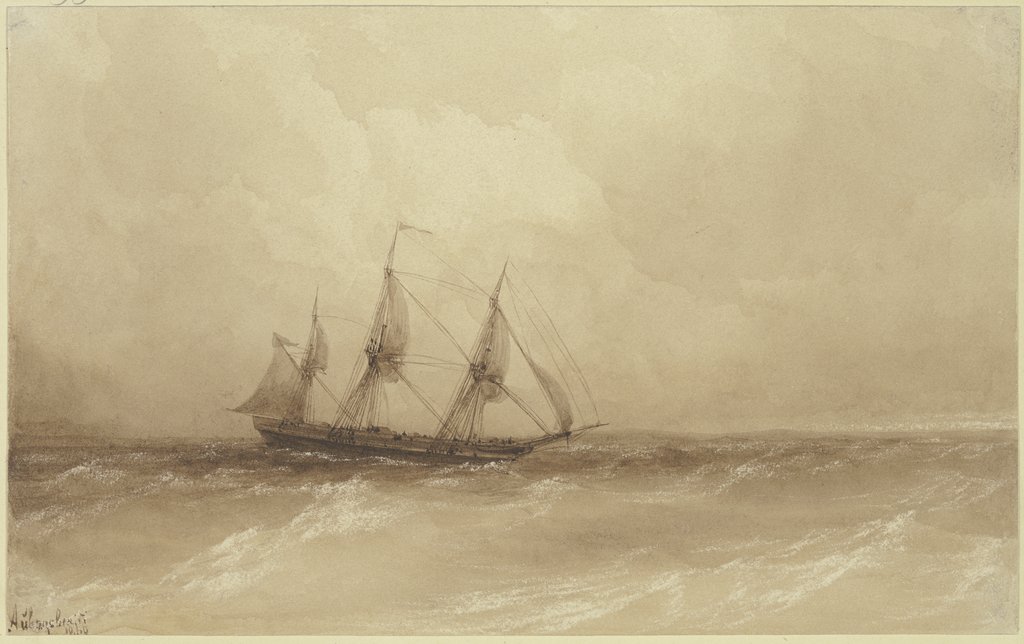 Ein Segelschiff auf hoher See, Ivan Konstantinovich Aivazovsky