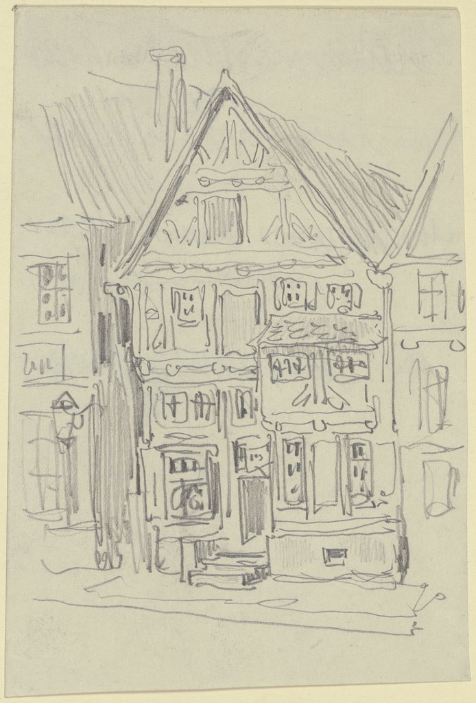 Row of houses, Wilhelm Busch