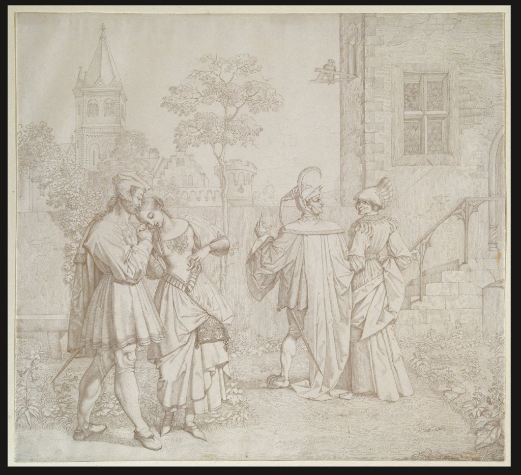Der Spaziergang im Garten, Peter von Cornelius