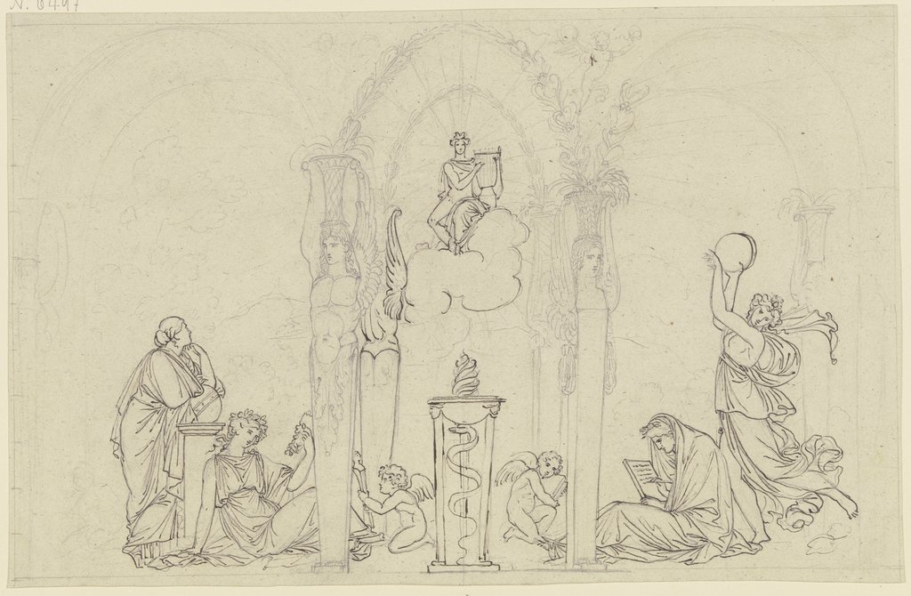 Apoll und die Musen, Peter von Cornelius