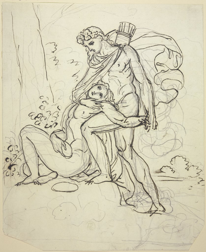 Apollo mit dem sterbenden Hyakinthos, Peter von Cornelius