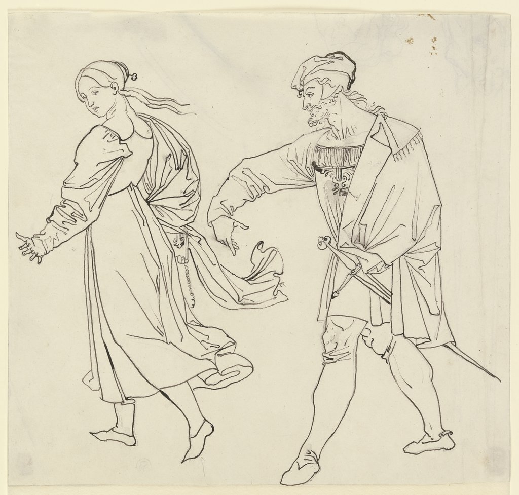 Szene am Ausgang der Kirche: Faust und Gretchen, Peter von Cornelius