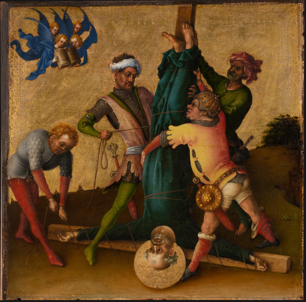 Martyrdom of St Peter, Stefan Lochner