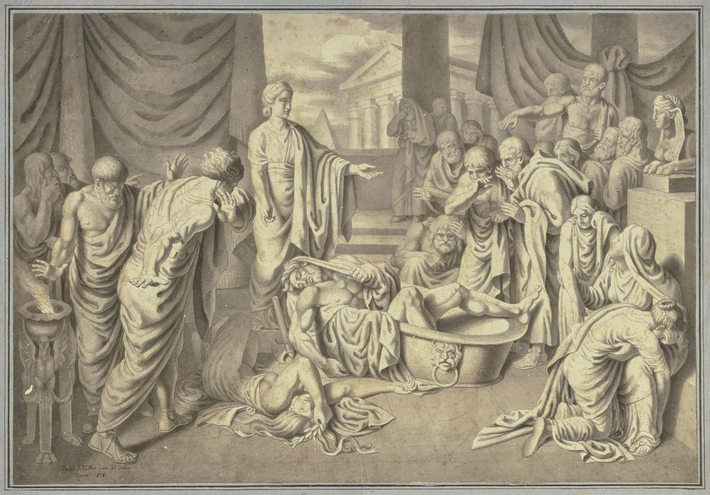 Der Tod des Agamemnon, Friedrich Müller