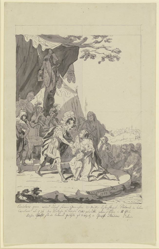 Coriolanus's wrath, Johann Heinrich Tischbein the Elder
