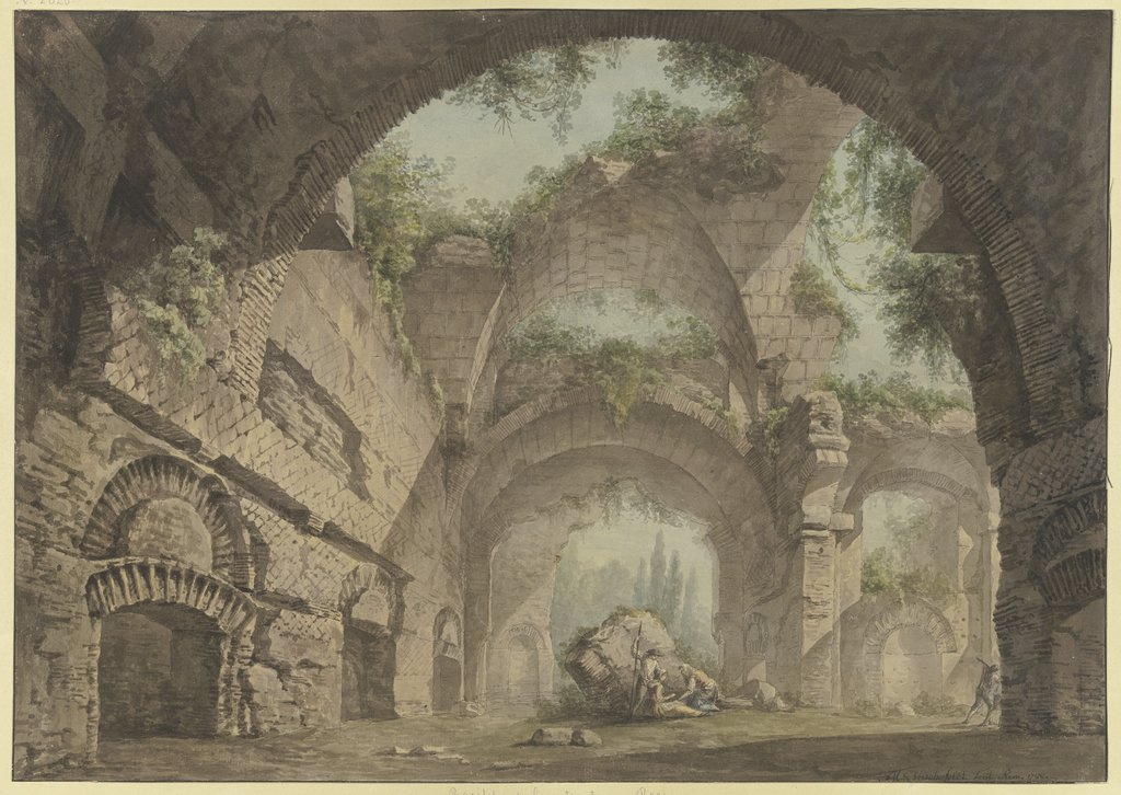 Römische Ruinenhalle: die Konstantinsbasilika, Maximilian von Verschaffelt
