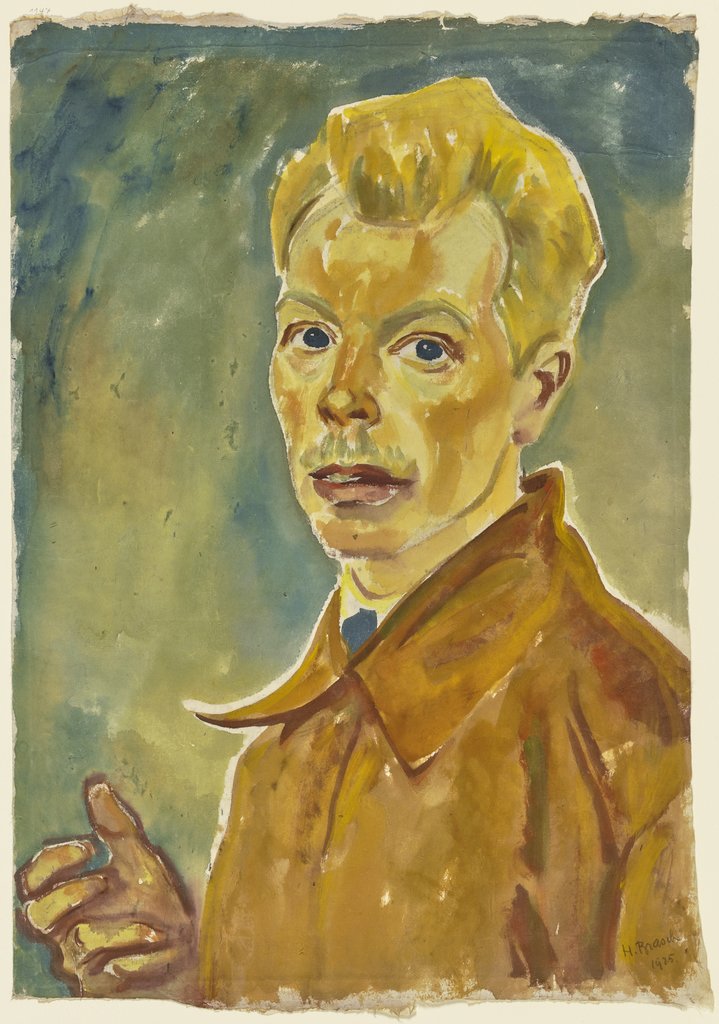Self-portrait, Hans Brasch