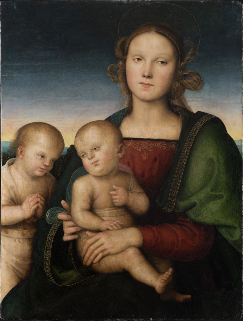 Madonna mit Kind und Johannesknaben, Pietro Perugino
