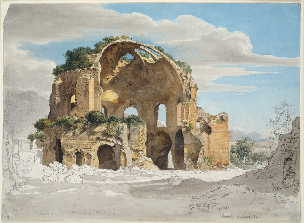 Tempel der Minerva Medica in Rom, Ernst Fries