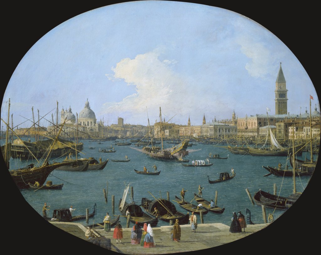 Ansicht des Bacino di San Marco in Venedig, Canaletto (Giovanni Antonio Canal)