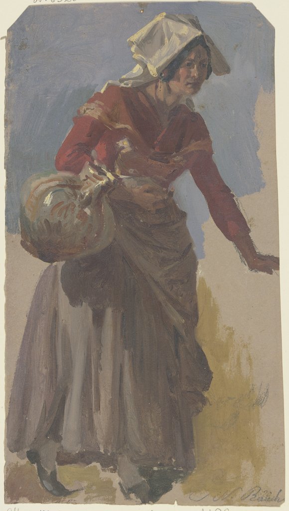 Bäuerin aus Albano mit einem Krug, Johann Nepomuk Rauch
