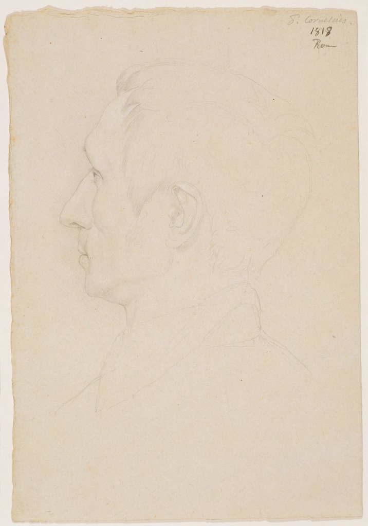 Portrait of Peter Cornelius, Theodor Rehbenitz