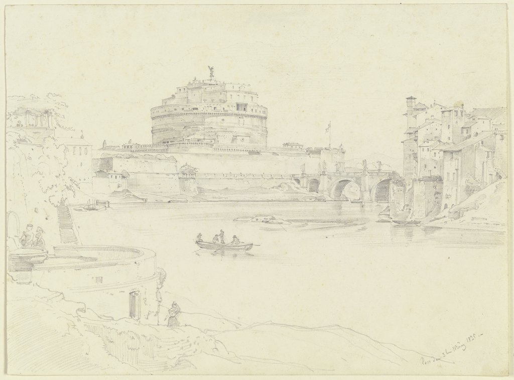Castel Sant'Angelo in Rome, Ernst Fries