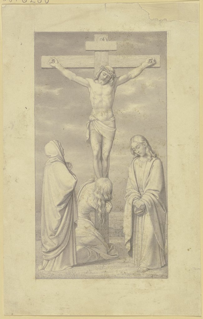 Christus am Kreuz, mit Maria, Johannes und Maria Magdalena, Joseph Schlotthauer