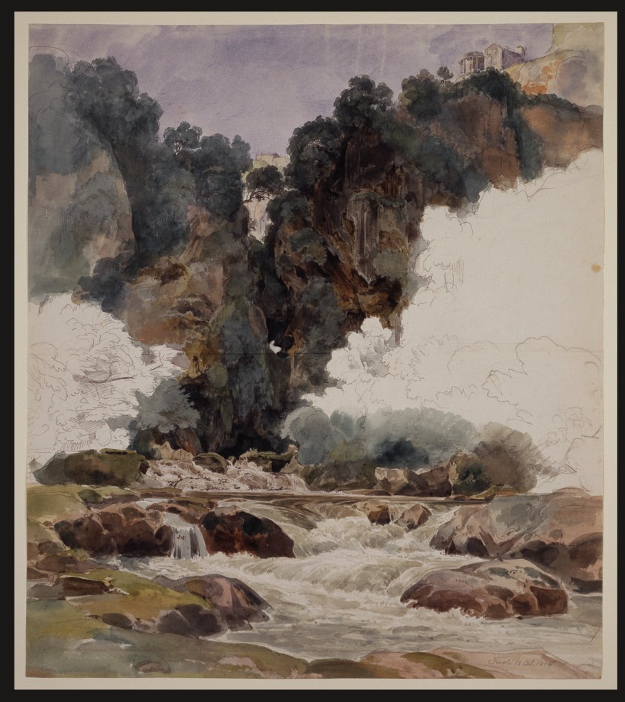 Die Grotte des Neptuns bei Tivoli, Ernst Fries