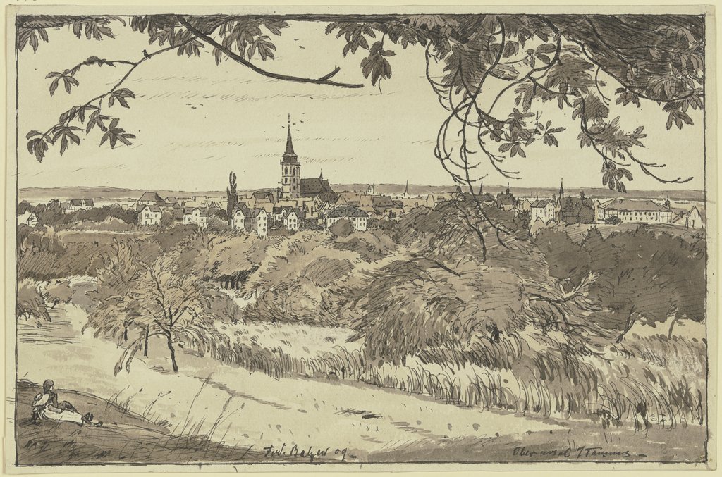 View on Oberursel, Ferdinand Balzer